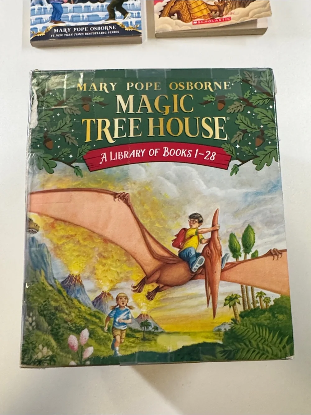 Magic Tree House book set with 2 extra Mary Pope Osborne books.